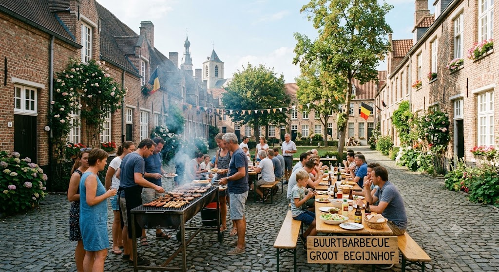 Barbecue in het begijnhof